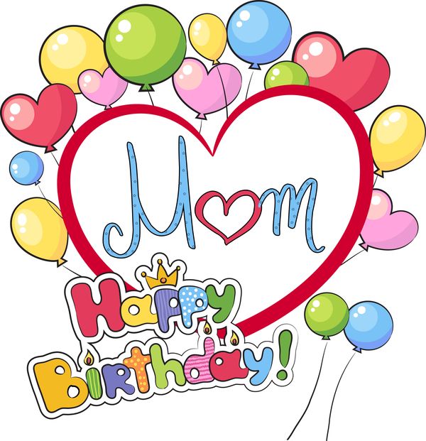 Mom Birthday Clipart