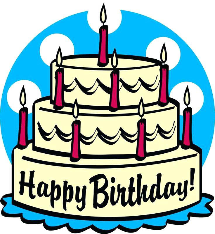 736x804 Happy Birthday Cake Clipart Best Happy Birthday Wishes