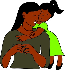 277x300 Gallery Black Mother Daughter Clip Art,