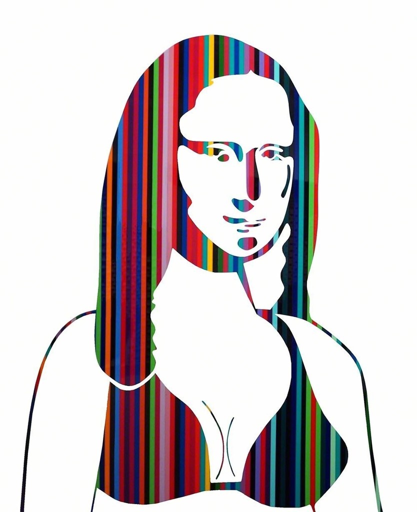 834x1024 Neno Ramos Mona Lisa Rainbow Available For Sale Artsy
