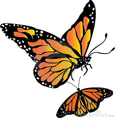 400x413 Monarch Butterfly Clipart