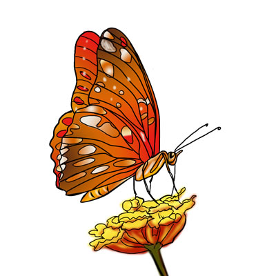 400x400 Monarch Butterfly Clipart Non Living 3718852
