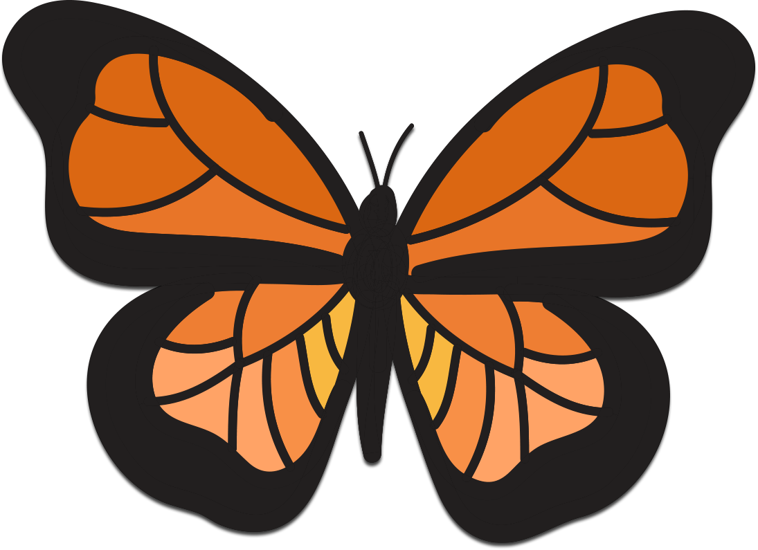 1095x795 Monarch Butterfly Clipart Non Living