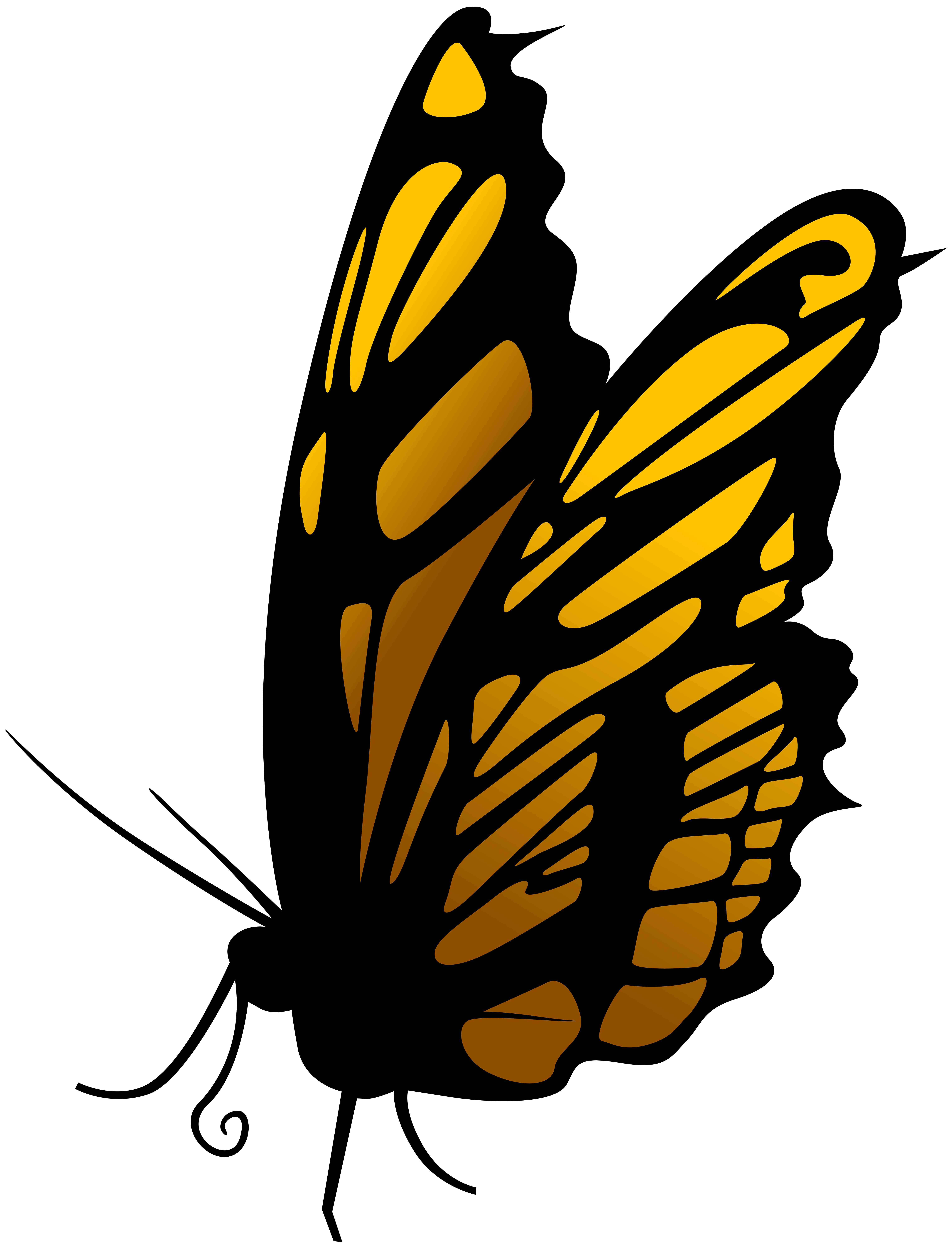 6100x8000 Butterfly Png Clip Art