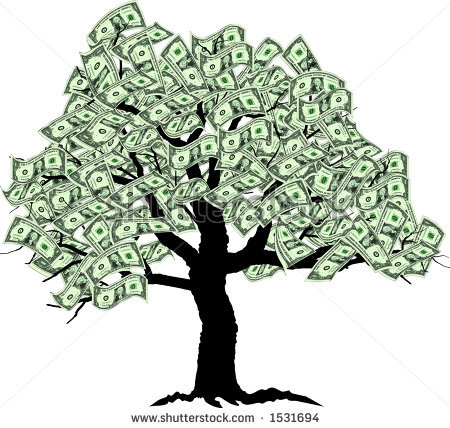 450x428 Free Money Tree Clipart