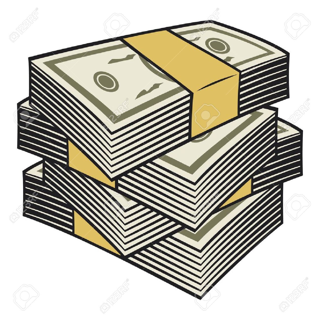 1300x1300 Money Stack Clip Art 101 Clip Art