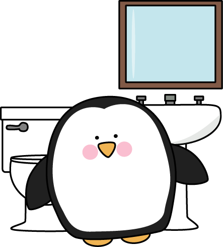 443x489 Image Of Bathroom Clipart