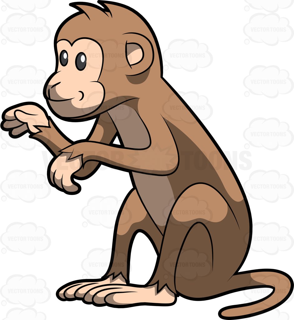 943x1024 Cute Monkey Cartoon Group