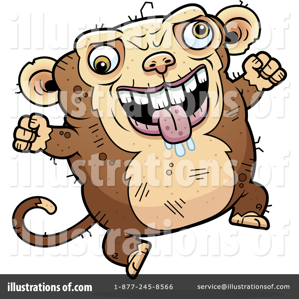 1024x1024 Ugly Monkey Clipart