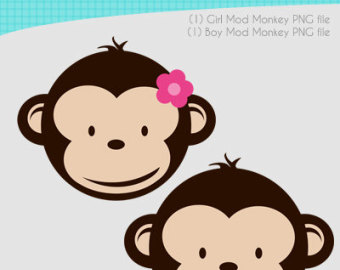 340x270 Clip Art Baby Monkey Face Clipart