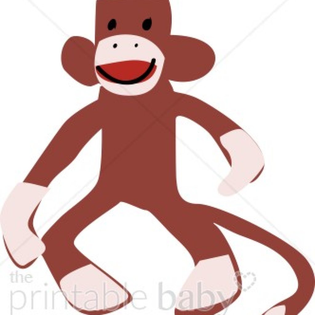 1024x1024 Sock Monkey Clipart