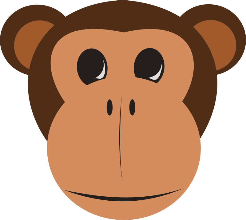 800x716 Free Clipart Monkey Face Stevepetmonkey
