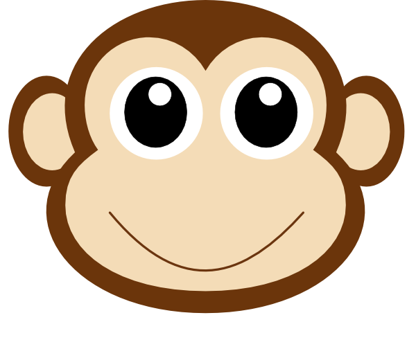 600x491 Monkey 1 Clip Art