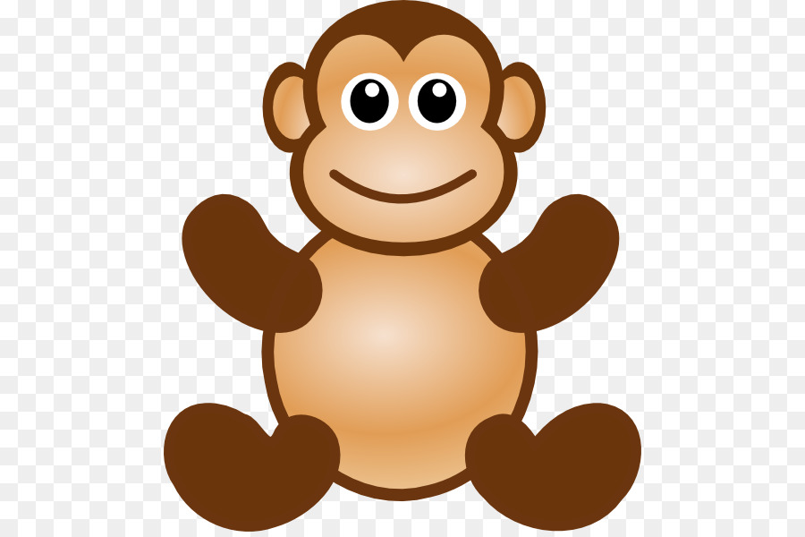 900x600 Ape Macaque Monkey Cartoon Clip Art