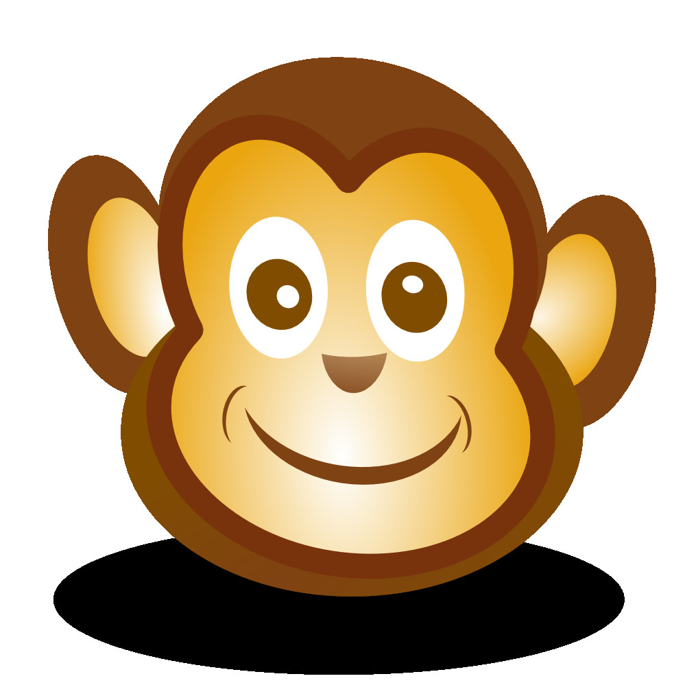 999x999 Monkey Face Clipart Thatswhatsup