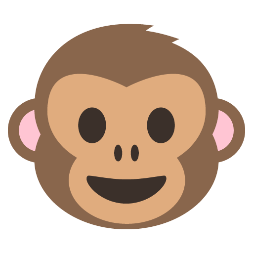 512x512 Monkey Face Emoji Vector Icon Free Download Vector Logos Art