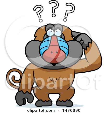 450x470 Clipart Baboon Monkey In A Shirt And Tie
