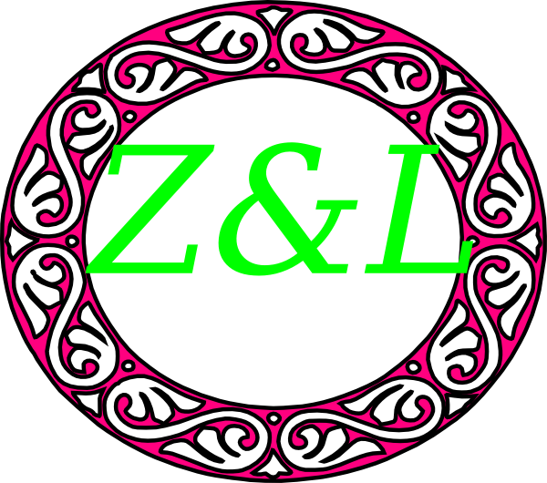 600x530 Letter Zampl Monogram Clip Art