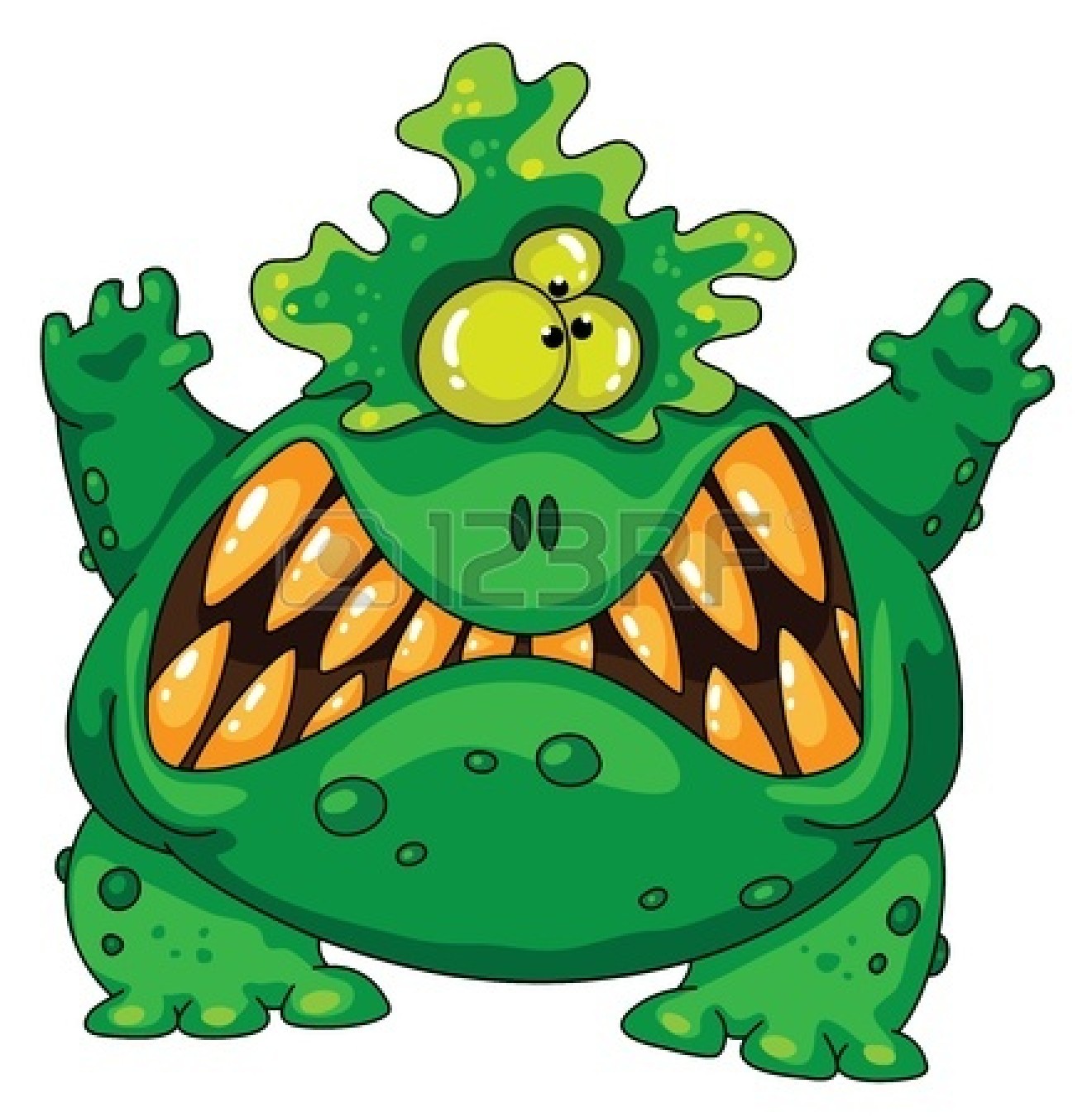 1320x1350 Scary Monster Clipart