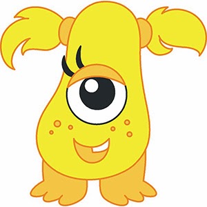 300x300 Girl Monster Clipart