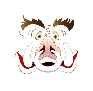 300x295 Cute Cartoon Monster Vectors Royalty Free Stock Image