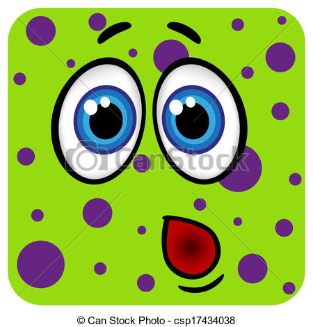 450x470 Funny Monster Face Vectors