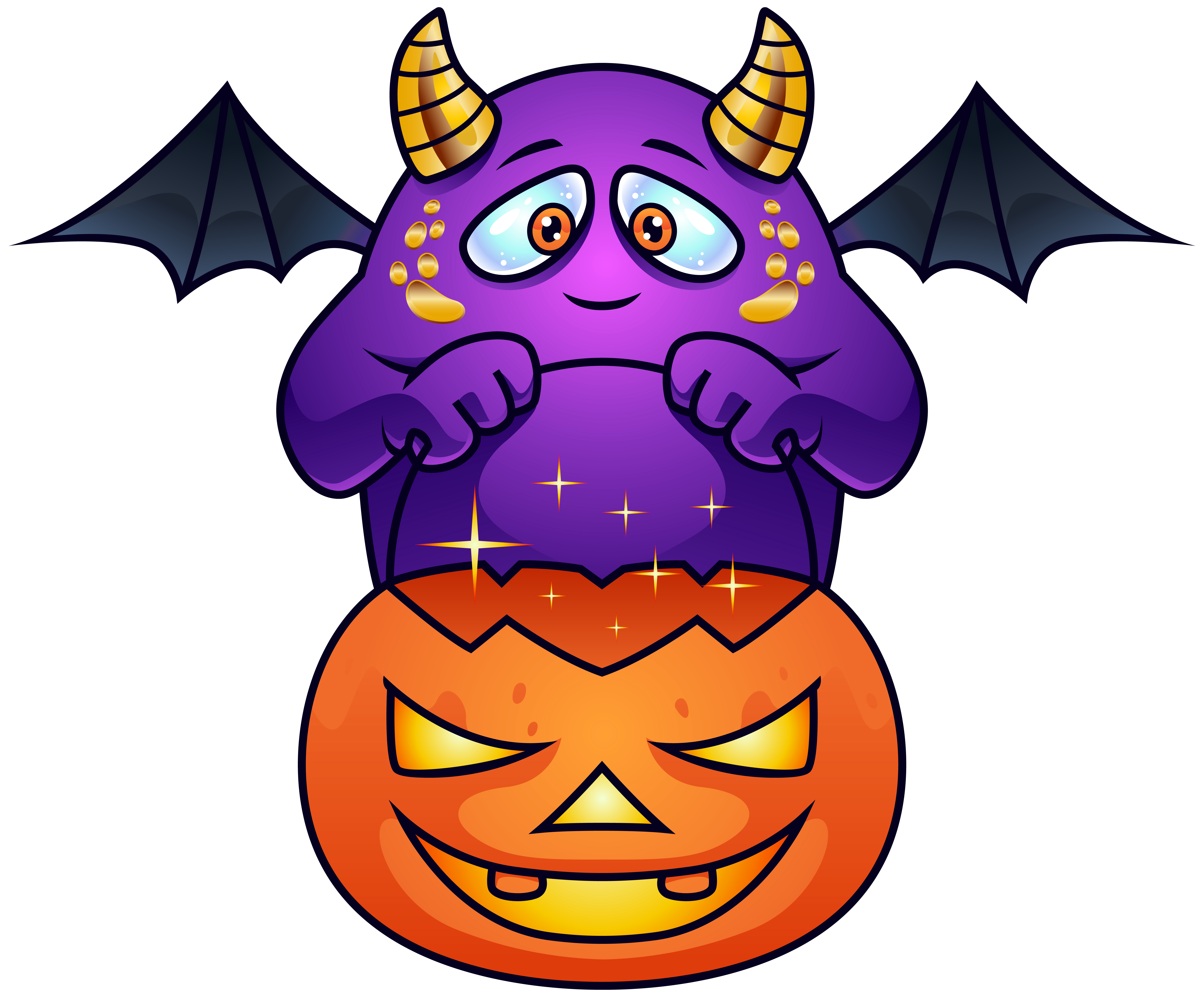6185x5120 Purple Halloween Monster Png Clipart Imageu200b Gallery Yopriceville