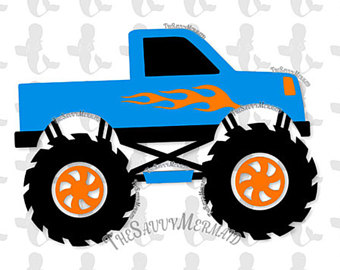 340x270 Monster Truck Svg Etsy