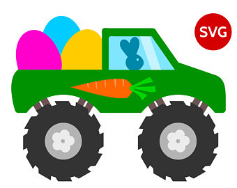 340x270 Easter Truck Svg Easter Svg Old Easter Truck Svg Vintage