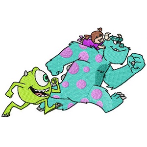 300x301 Monsters Inc. Iron On Patches