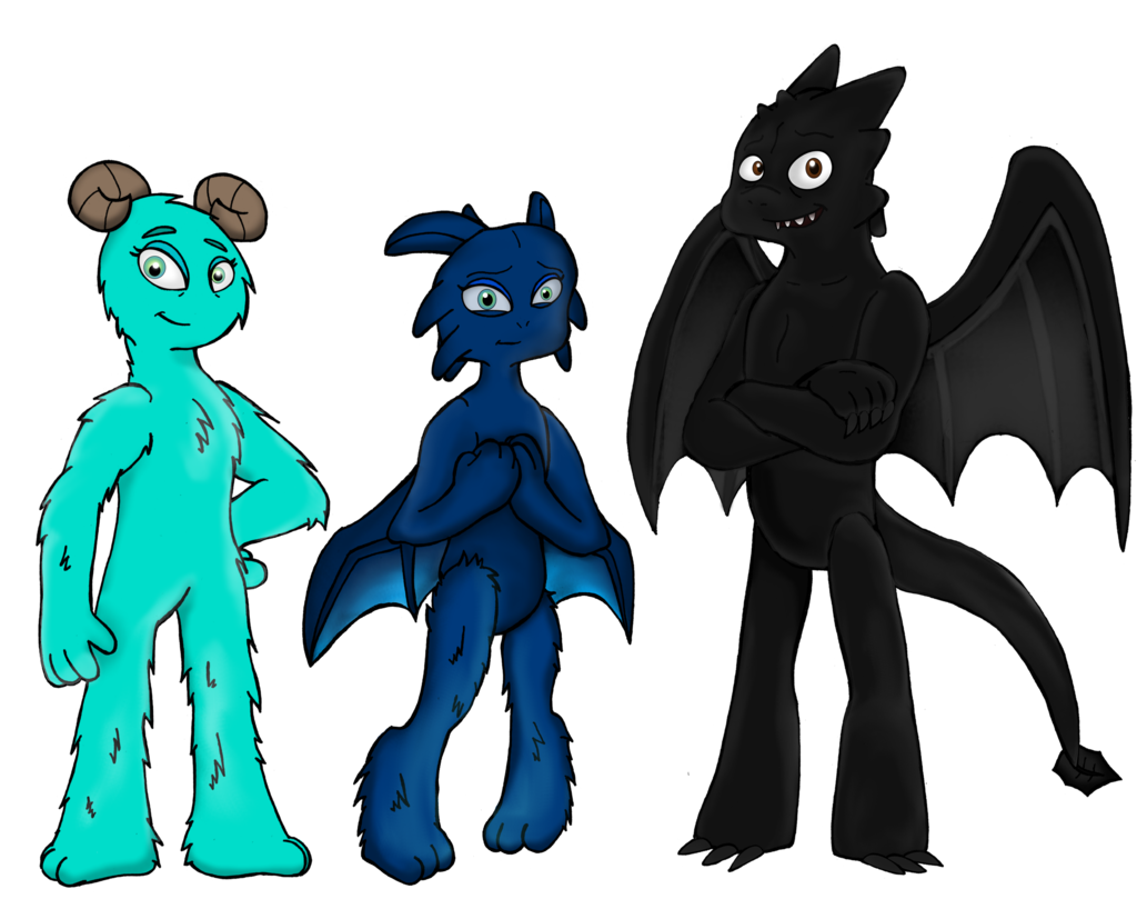 1024x809 Monsters University The Sharps By Cartuneslover16