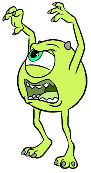 300x571 Monsters University Clipart Clipartpig