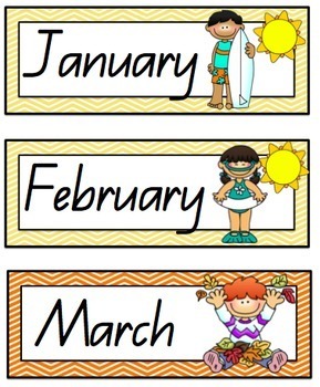 289x350 Qld Beginners Font Months Of The Year Flashcards With Australian