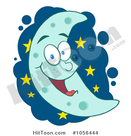 450x470 Moon Clipart