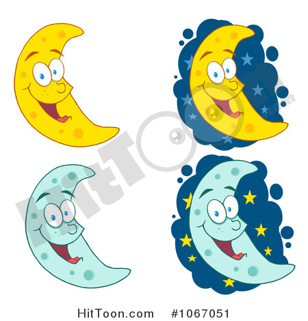 450x470 Moon Clipart Happy