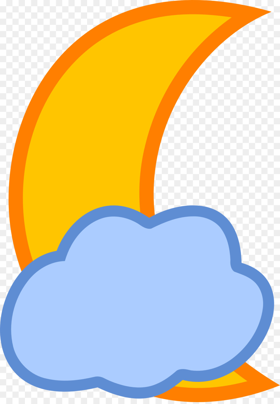 900x1300 Full Moon Cloud Clip Art