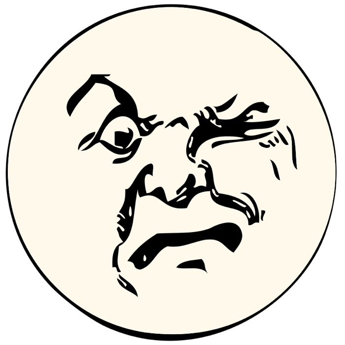 700x700 Moon Clipart