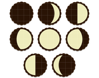 340x270 Clip Art Moon Phases