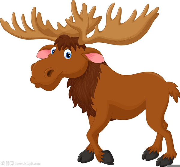 600x555 Moose Clipart Cartoon Free Images