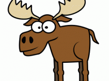 220x165 Cartoon Moose Face An Image Of A Moose Wild Animal Cartoon Vector