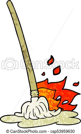 286x470 Wet Cartoon Mop Vectors