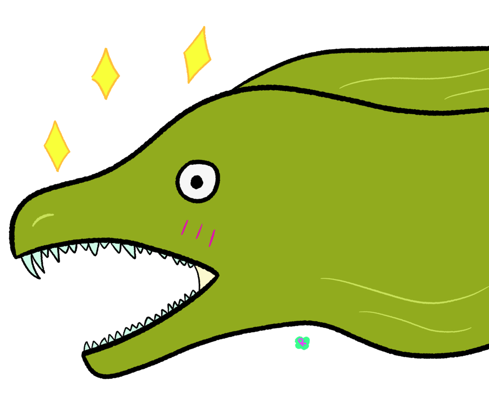 994x803 Moray Eel By Rabidratruby