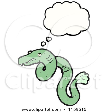 450x470 Cartoon Of A Thinking Eel