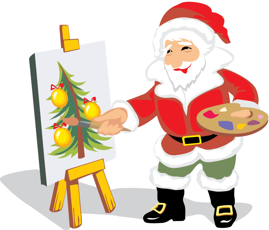 870x744 Download Christmas Clip Art ~ Free Happy Holidays, Presents Amp More