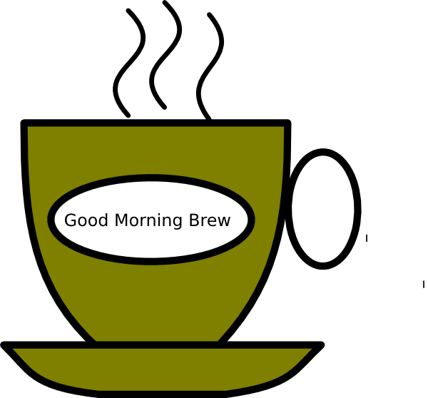 600x558 Good Morning Brew Clip Art