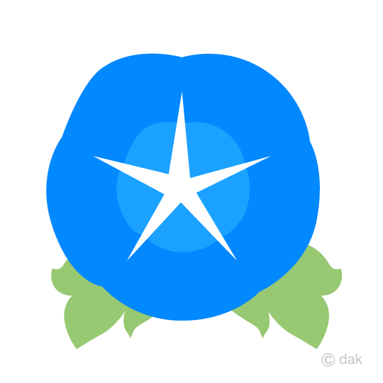 540x540 Free Morning Glory Clip Art Seen From Above Cartoon