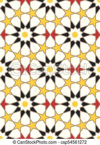 326x470 Moroccan Style Mosaic Ornament. Seamless Mosaic Tile Pattern
