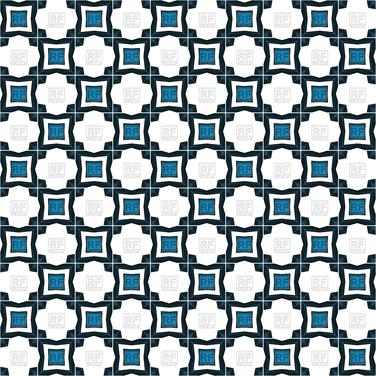 1200x1200 Portuguese Tiles With Different Mosaic Squares Royalty Free Vector