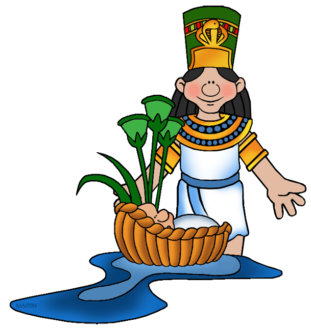 609x648 Pharaoh's Daughter With Moses Moses