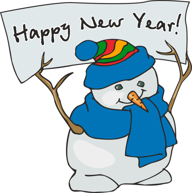 640x644 New Years Clip Art